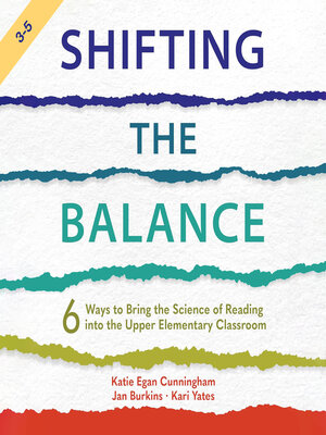 cover image of Shifting the Balance, Grades 3-5